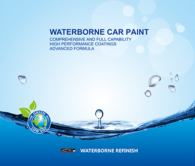 Peinture de finition à base d'eau